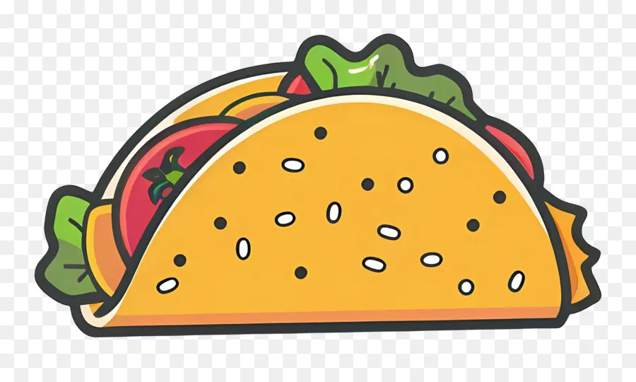 Tacos，Dessin Animé PNG