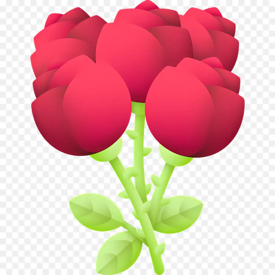 Fleur Rose，Bouquet De Roses Rouges PNG