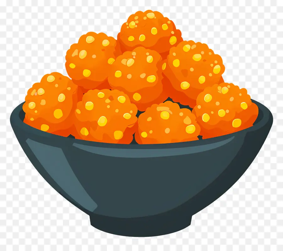 Bonbons Indiens，Boules Oranges PNG