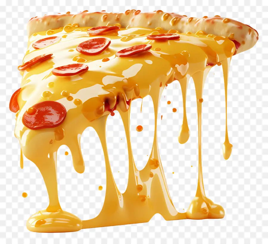 Pizza 3d，Tranche De Pizza PNG