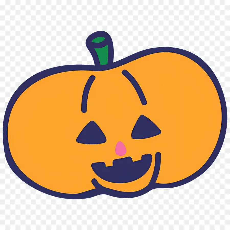 Jolie Citrouille D'halloween，Citrouille PNG