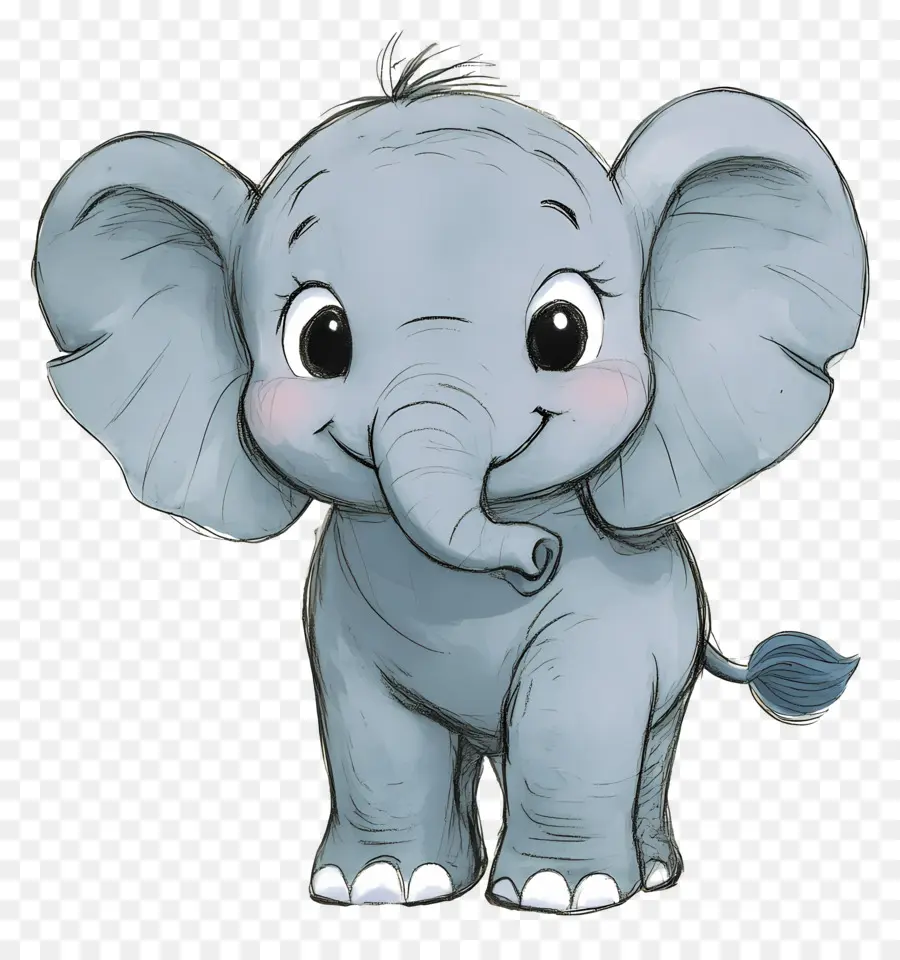 Bébé éléphant，Éléphant Mignon PNG