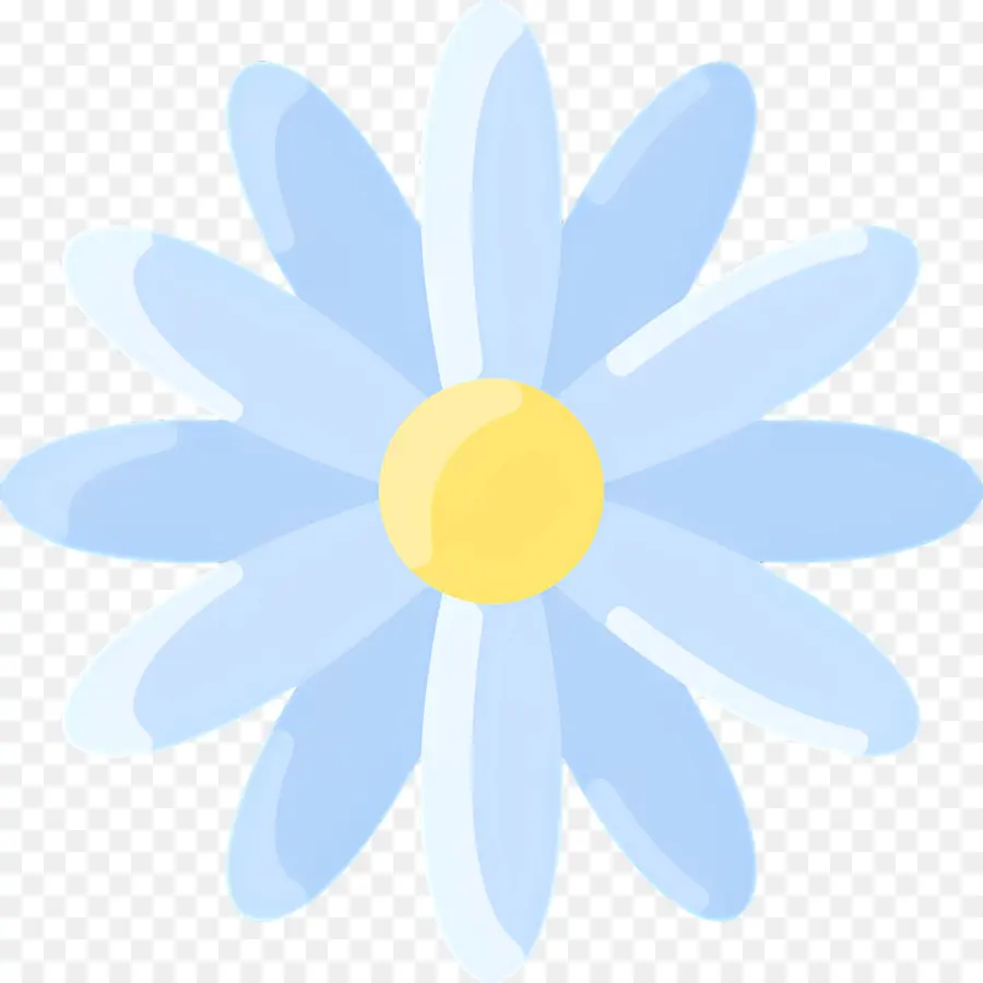 Fleur De Marguerite，Fleur Bleue PNG