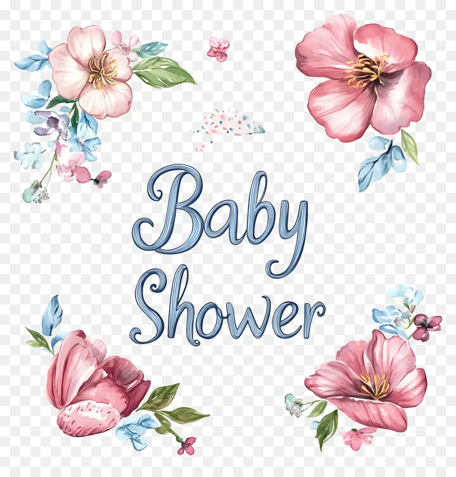 Douche De Bébé，Fleurs PNG