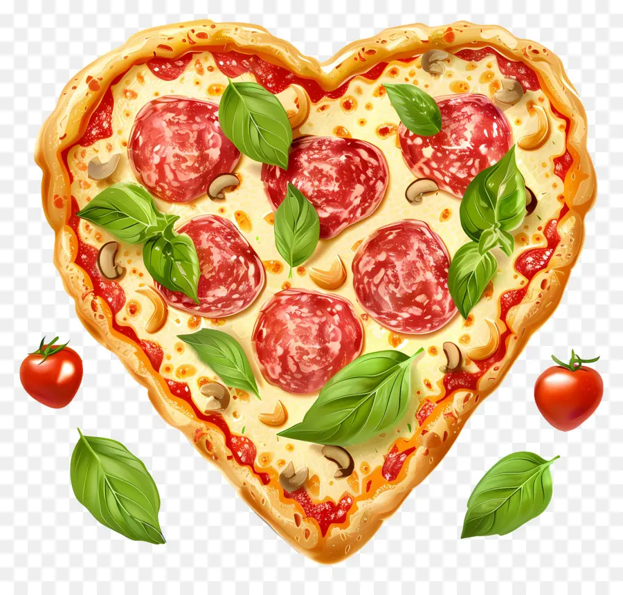 Pizza Coeur，Amour PNG