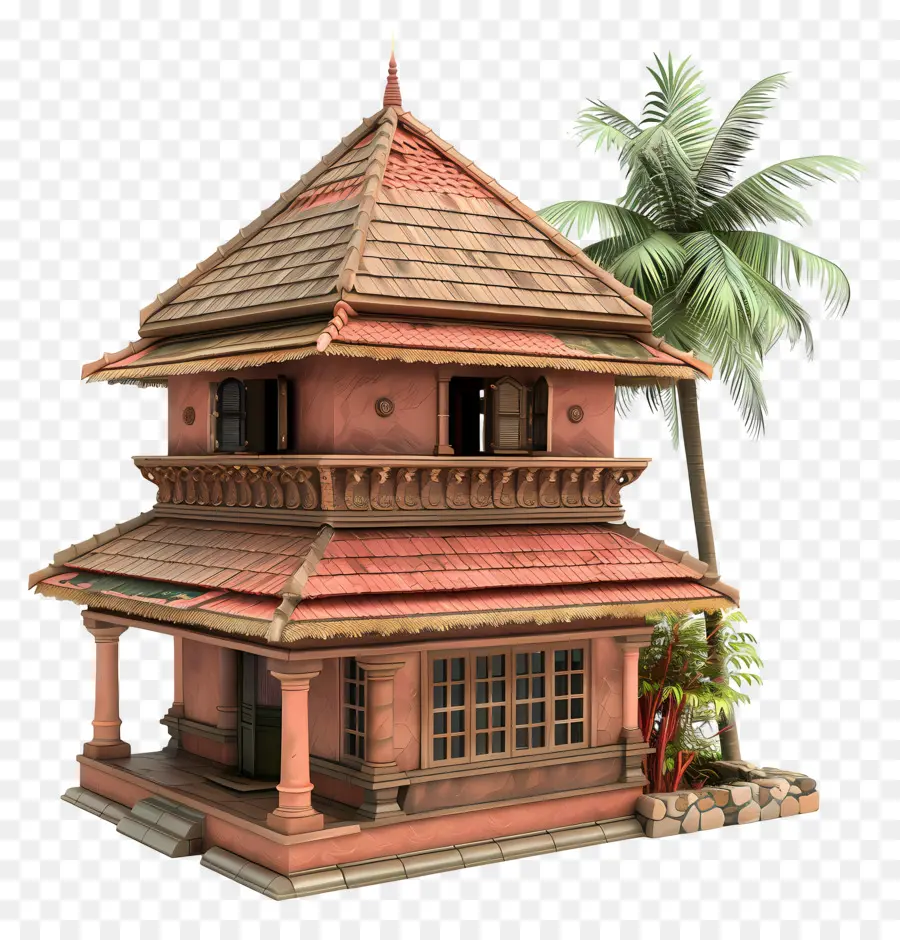 Maison Du Kerala，Maison Traditionnelle PNG