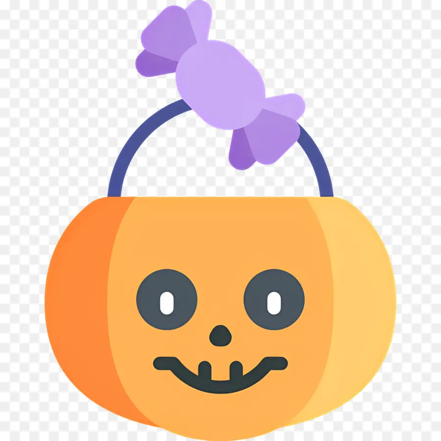 Citrouille D'halloween，Panier De Citrouille PNG