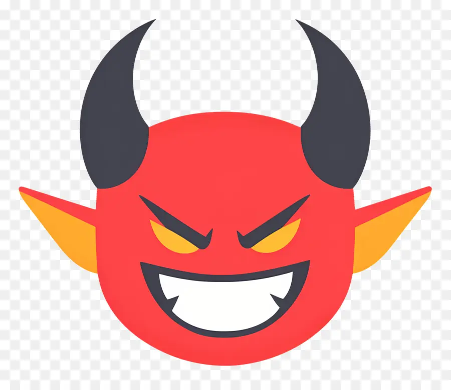 Diable Emoji，Affronter PNG