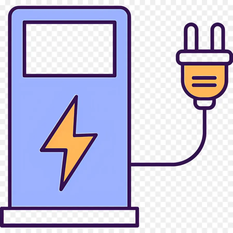 Station De Charge，Borne De Recharge Solaire PNG