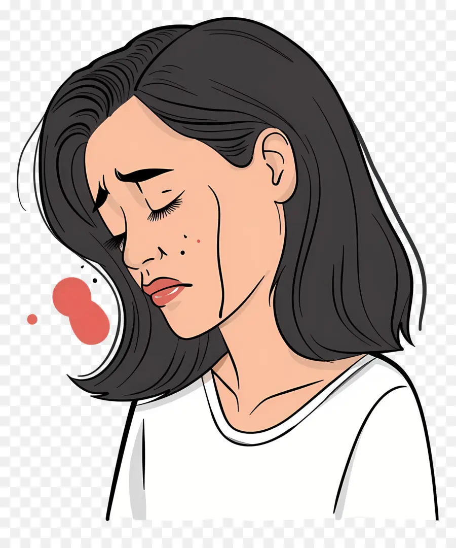 Femme Qui Pleure，Femme Triste PNG