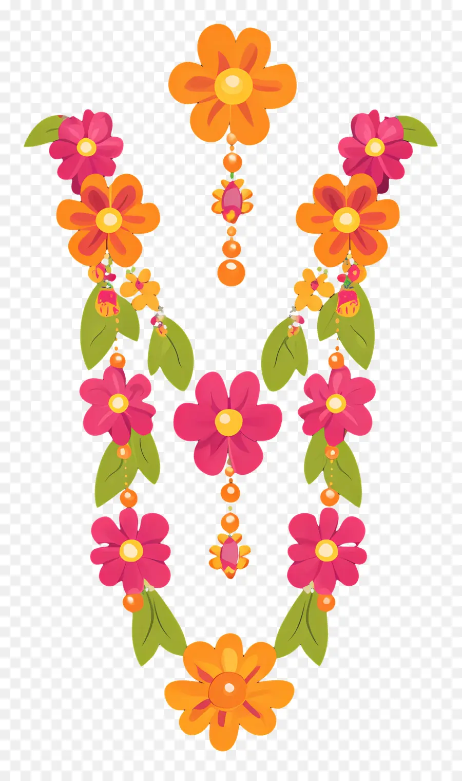 Guirlande Ougadi，Collier De Fleurs PNG