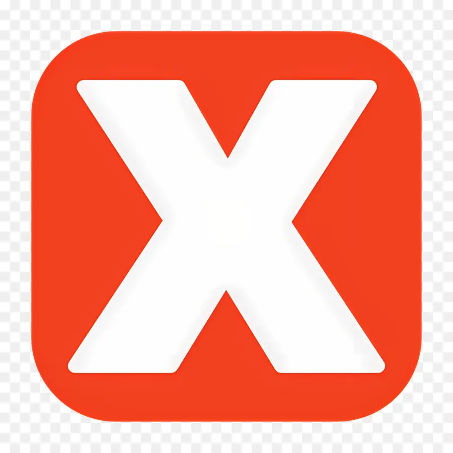 Xlogo，Rouge X PNG