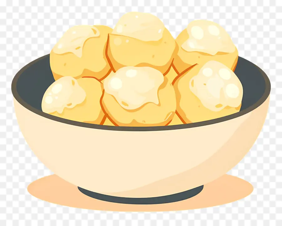 Boulettes，Boules Jaunes PNG