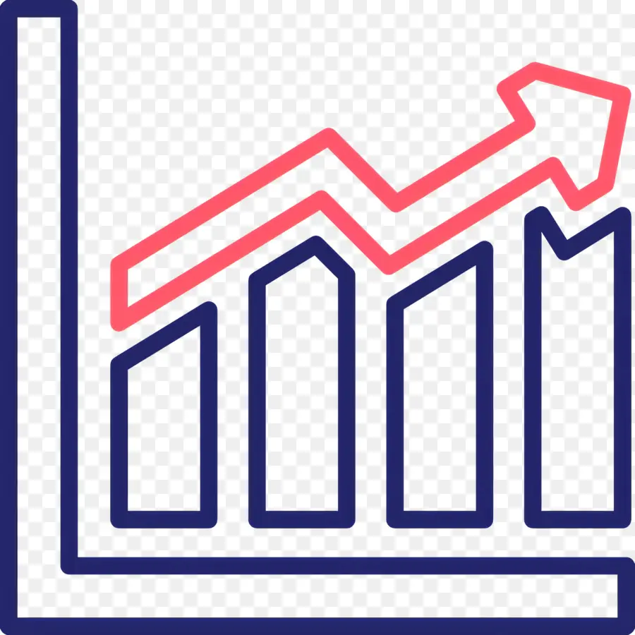 Flèche De Croissance，Graphique Linéaire PNG