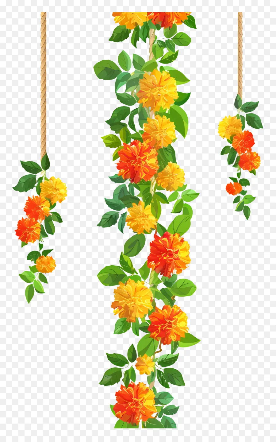 Guirlande Ougadi，Guirlande De Fleurs PNG