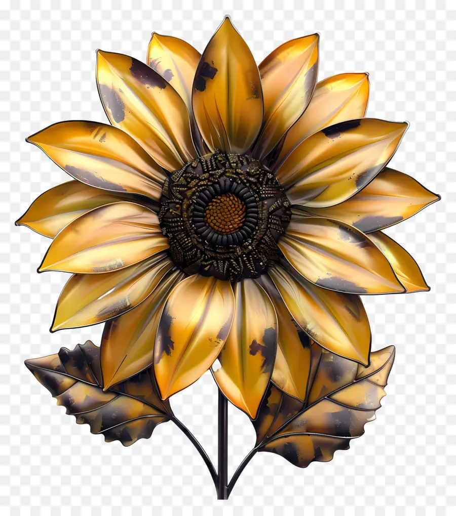 Fleur De Tournesol Modèle 3d，Tournesol PNG