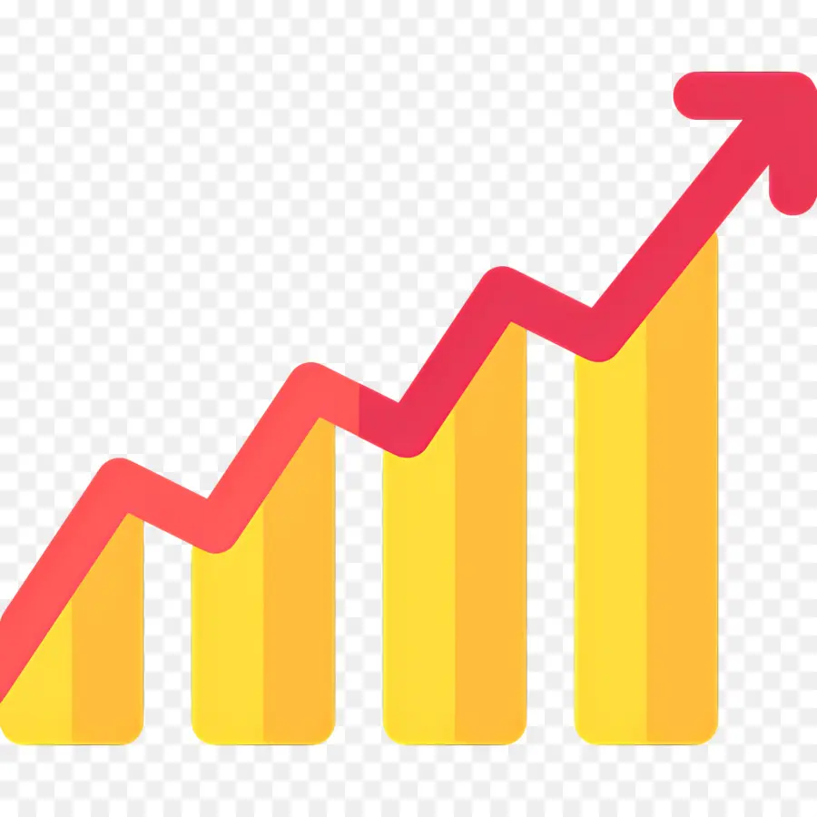 Flèche De Croissance，Flèche Rouge PNG