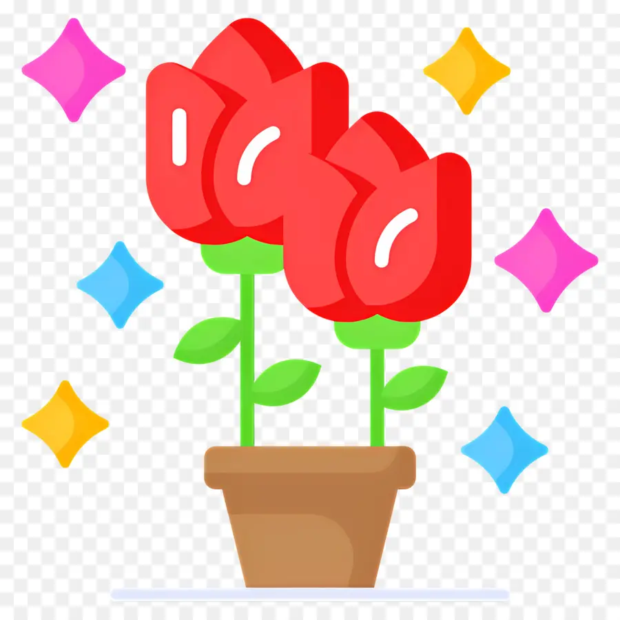 Fleur Rose，Fleurs Rouges PNG