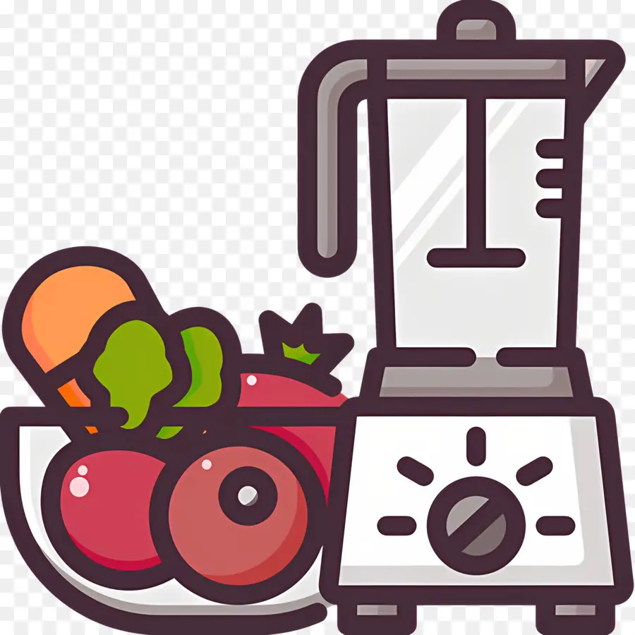 Mixer，Mixeur Avec Des Légumes PNG