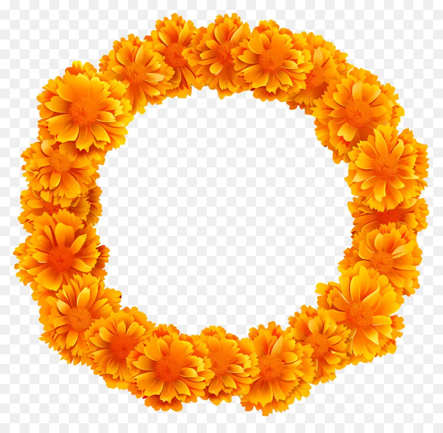 Guirlande De Soucis，Couronne De Fleurs PNG