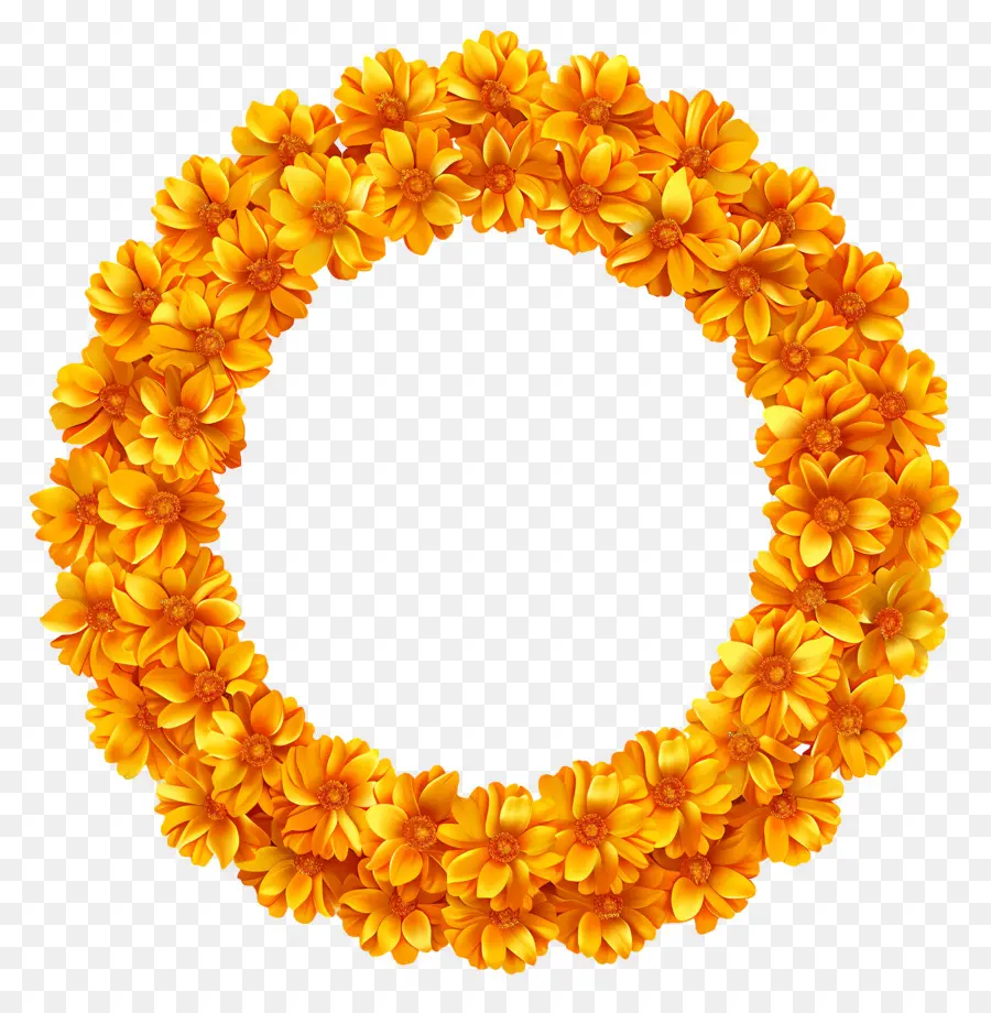 Guirlande De Soucis，Couronne De Fleurs PNG