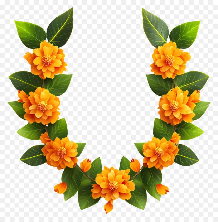 Guirlande Ougadi，Guirlande De Fleurs PNG