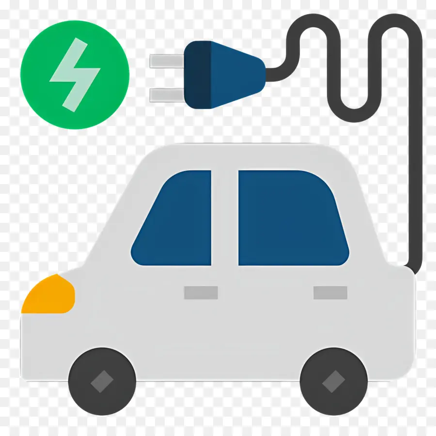 Voiture électrique，Chargement PNG