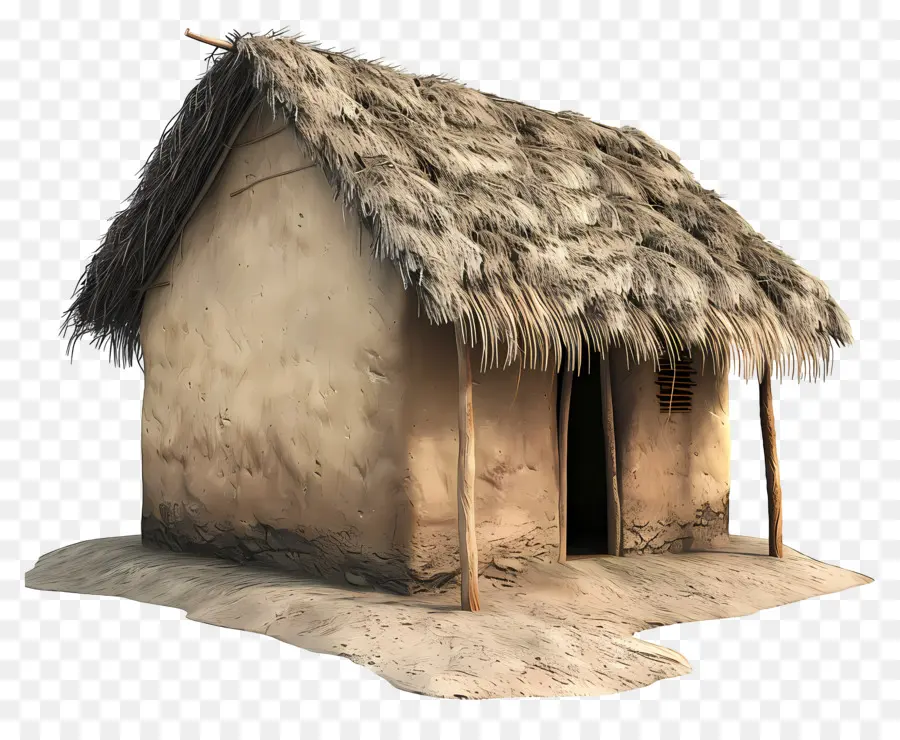 Maison De Hutte De Boue Indienne，Maison De Boue PNG