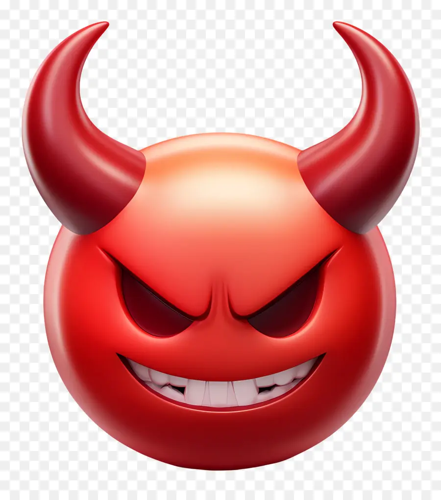 Diable Emoji，En Colère PNG