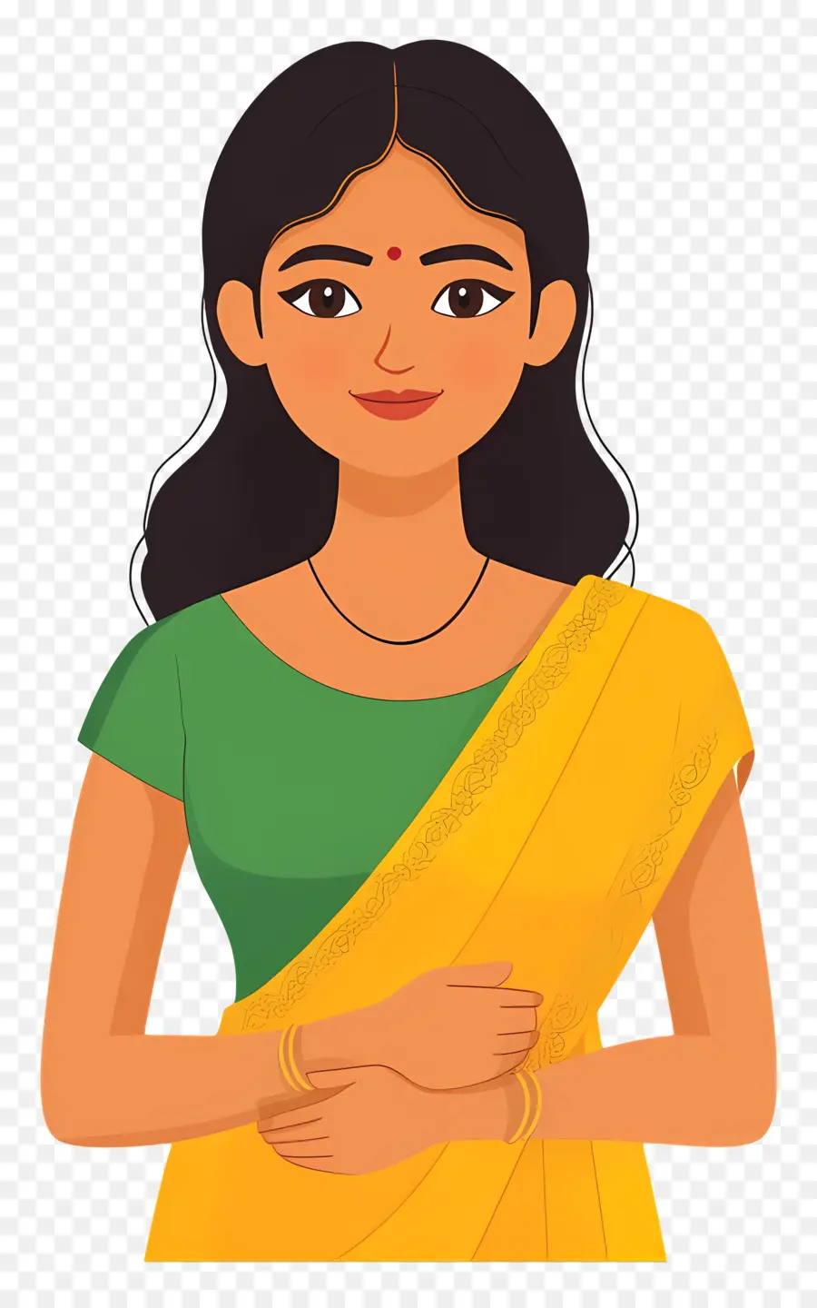 Fille Indienne，Femme PNG