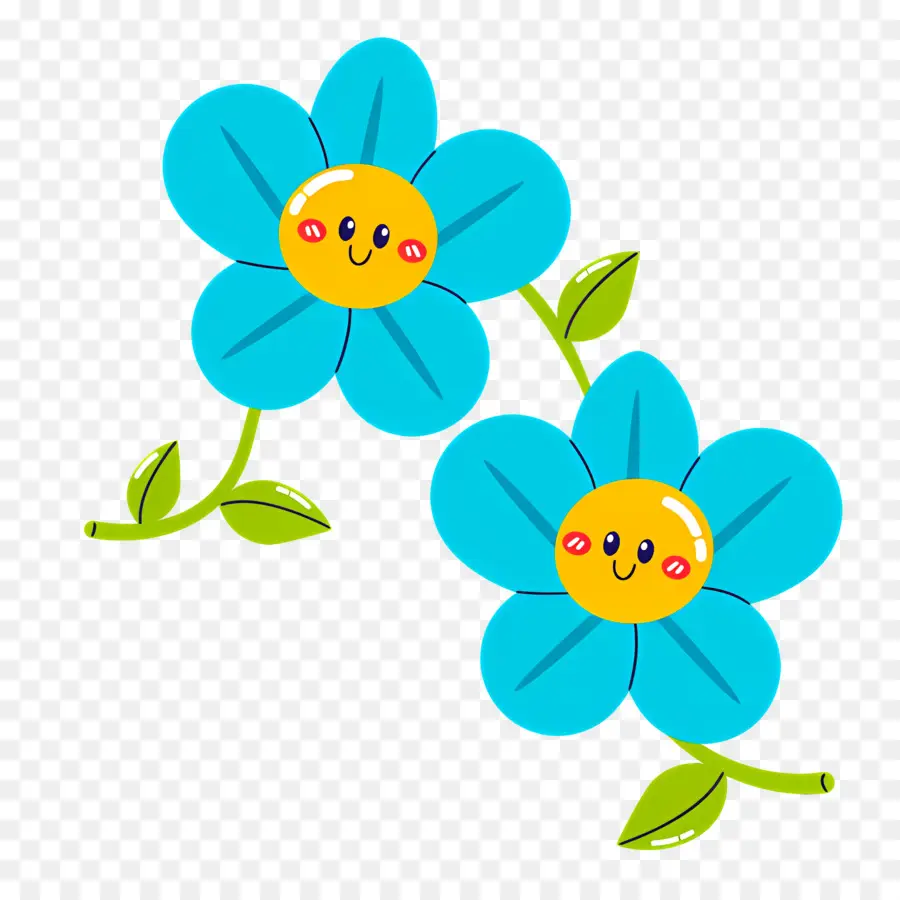 Fleur Bleue，Fleurs PNG