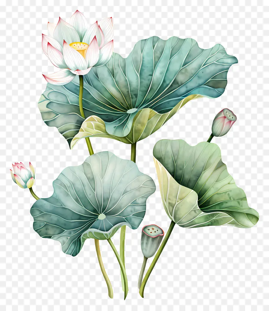 Fleurs De Lotus Roses，Fleur De Lotus Rose PNG