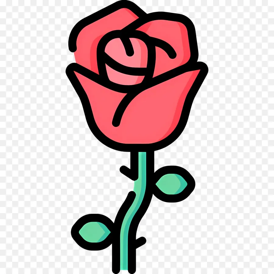 Fleur Rose，Rose Rouge PNG