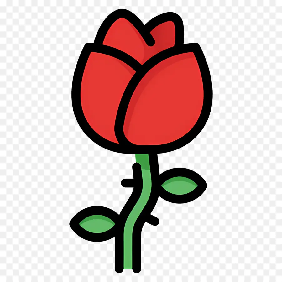 Fleur Rose，Rose Rouge PNG