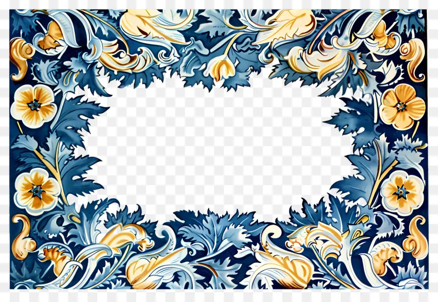 Cadre Floral Vintage，Cadre PNG