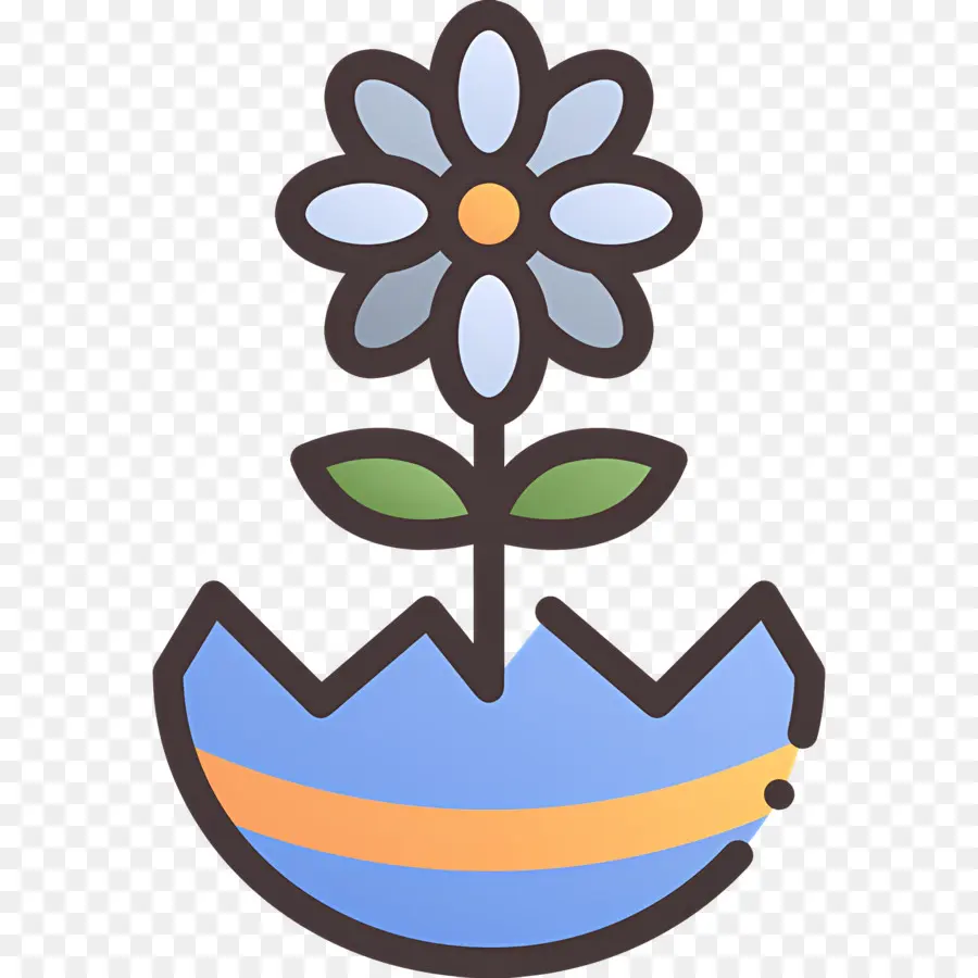 Fleur De Marguerite，Fleur En Pot PNG