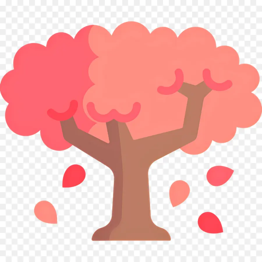 Arbre à Fleurs，Arbre Rose PNG