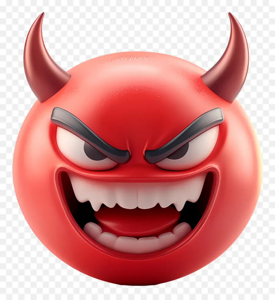 Diable Emoji，En Colère PNG