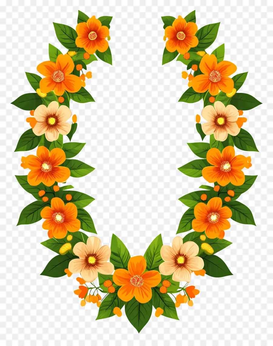 Guirlande Ougadi，Guirlande Florale PNG