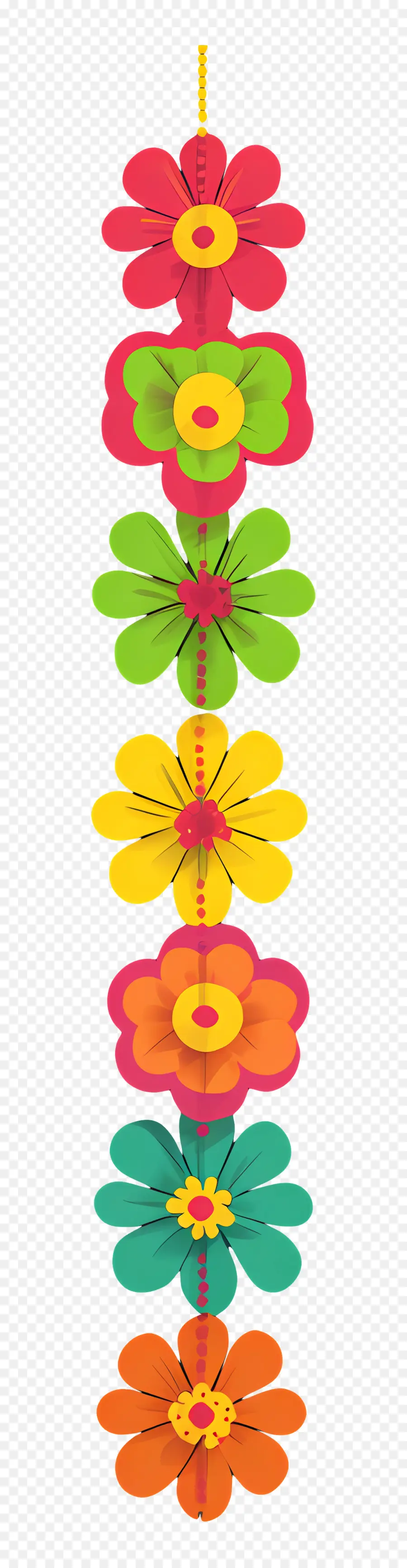 Guirlande Ougadi，Guirlande De Fleurs PNG