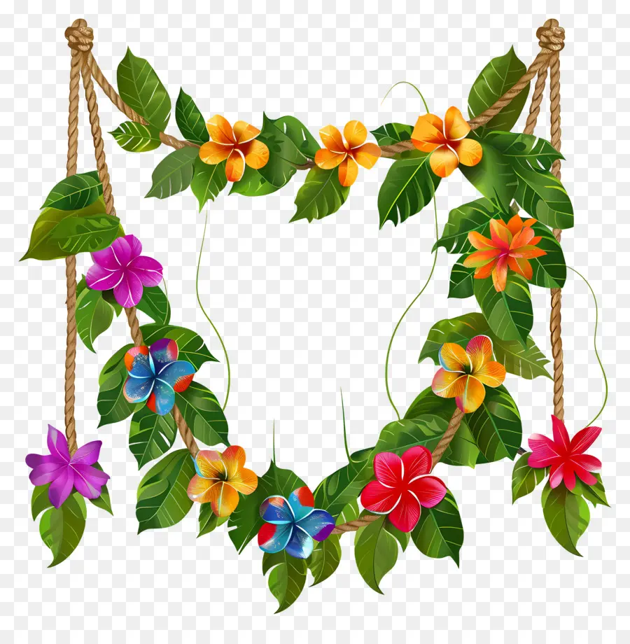 Guirlande Ougadi，Guirlande De Fleurs PNG