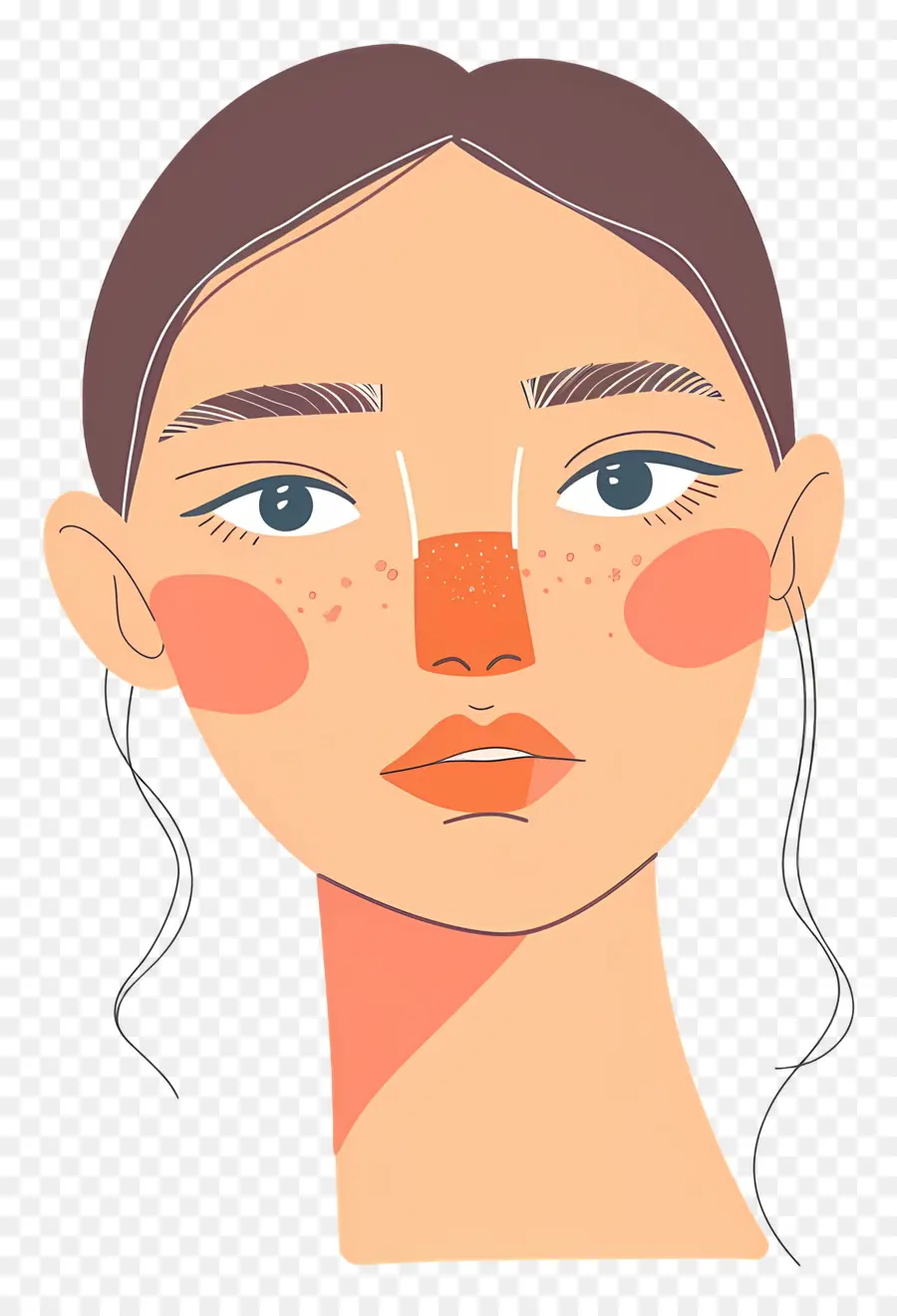 Femme De Maquillage，Visage De Femme PNG