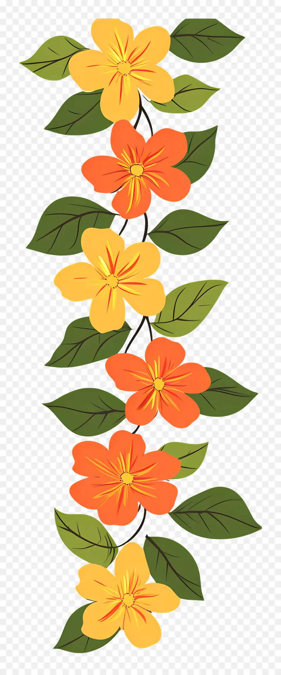 Guirlande Ougadi，Guirlande De Fleurs PNG