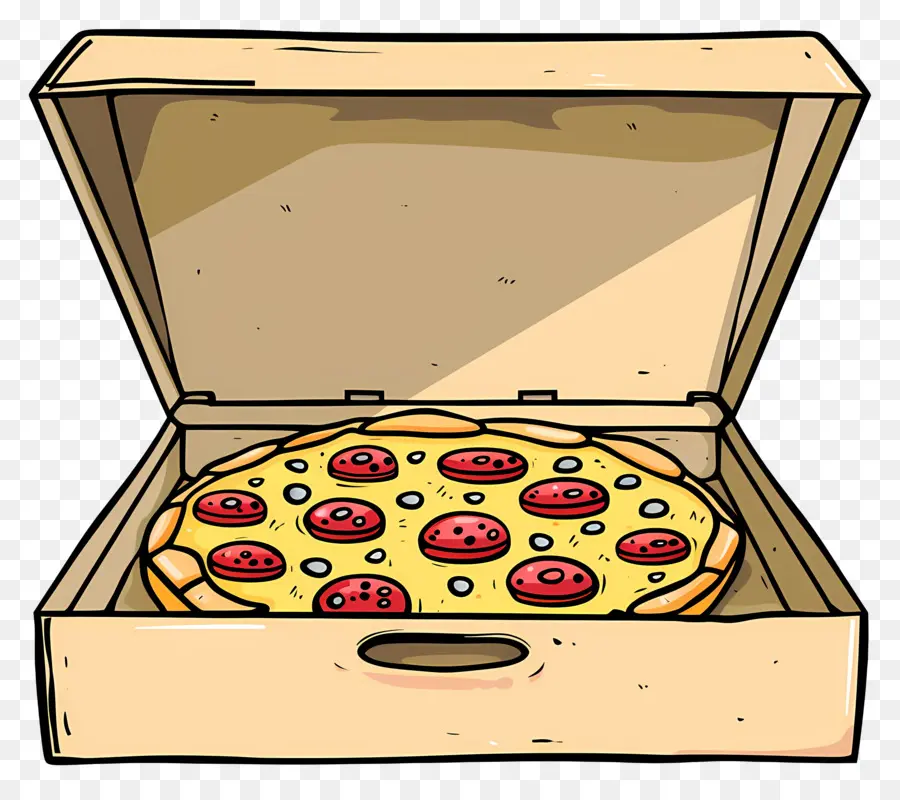 Boîte à Pizza，Pizza En Boîte PNG