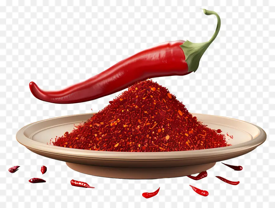 Poudre De Piment，Flocons De Piment Rouge PNG