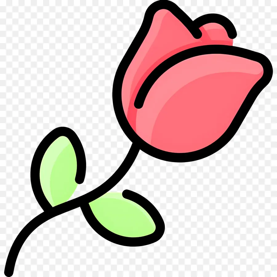 Fleur Rouge，Rose Simple PNG