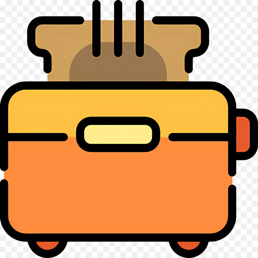 Grille Pain，Grille Pain Orange PNG