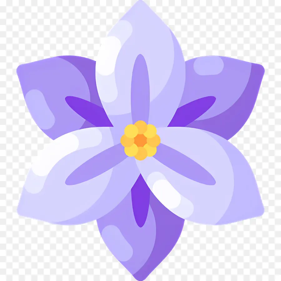 Fleur Tropicale，Fleur Violette PNG