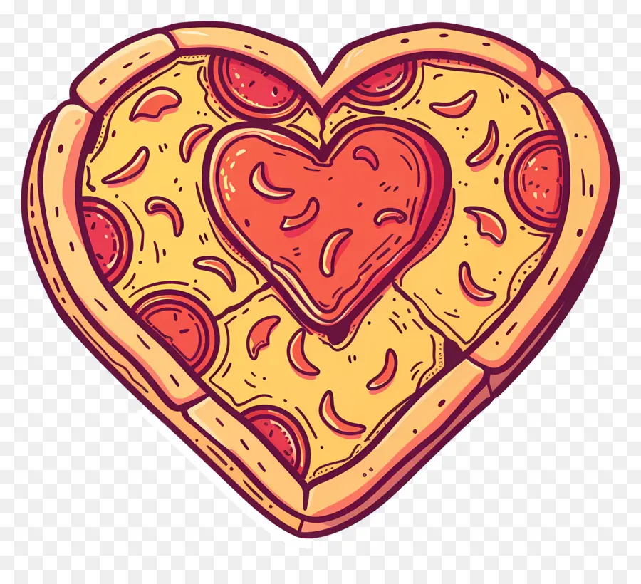 Pizza Coeur，Pepperoni PNG