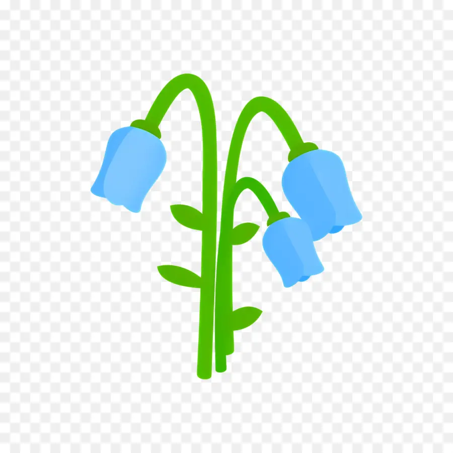 Fleur Bleue，Fleurs De Jacinthe Des Bois PNG